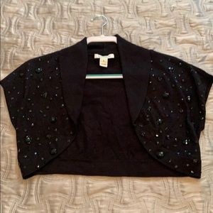WhiteHouse BlackMarket beaded top. Size S.